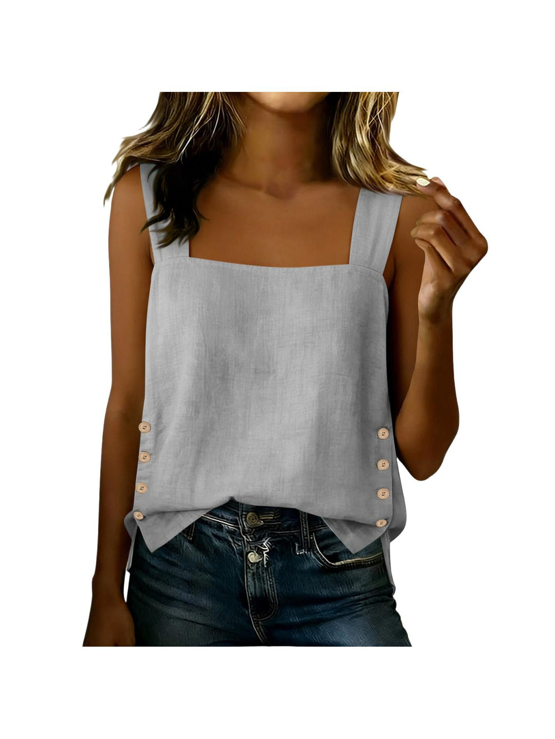 The Linen Tank Top