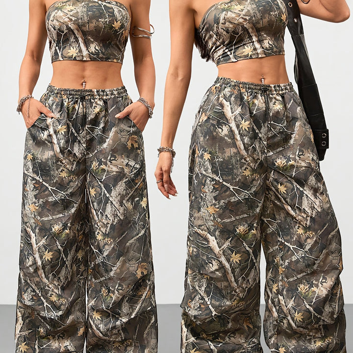 The Camo Leggings & Parachute Set