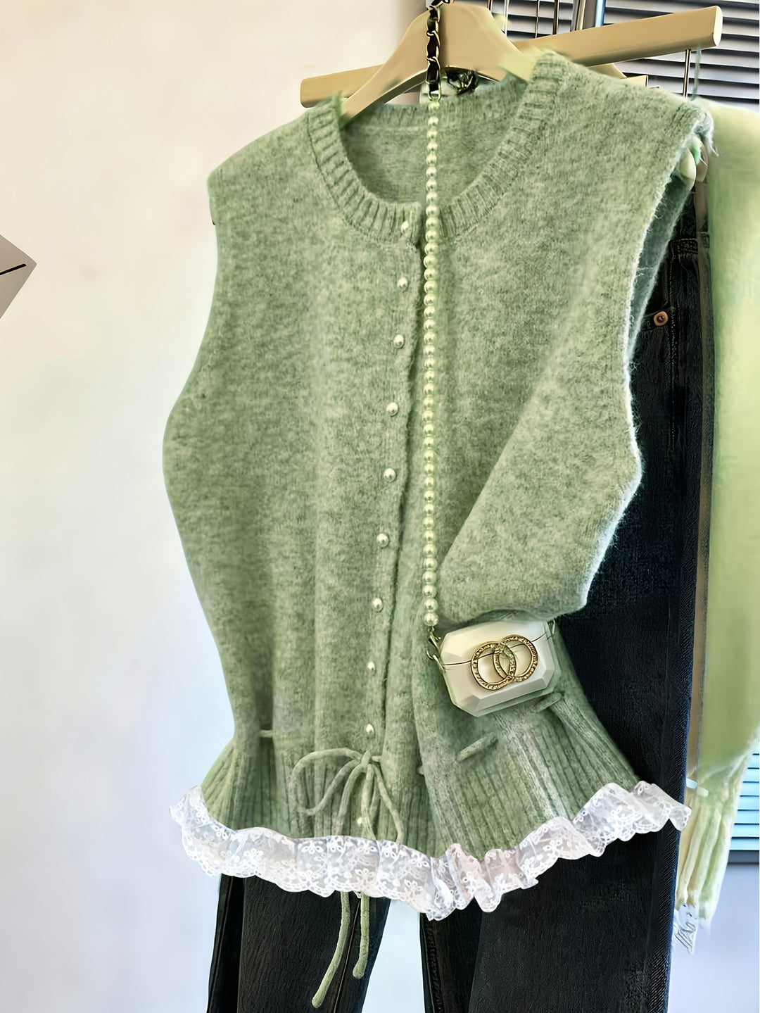 The Open-Knit Vest