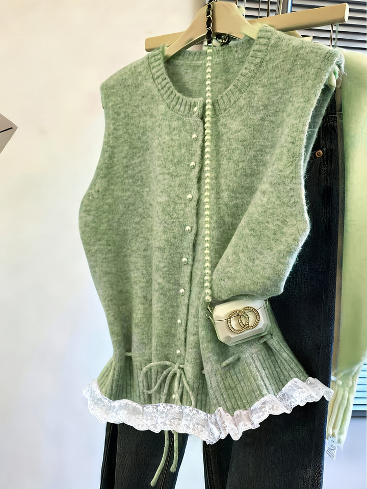 The Open-Knit Vest