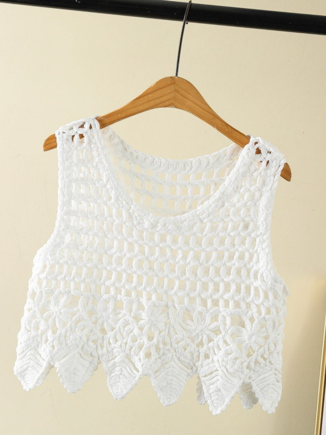 The Asymmetric Crochet Vest