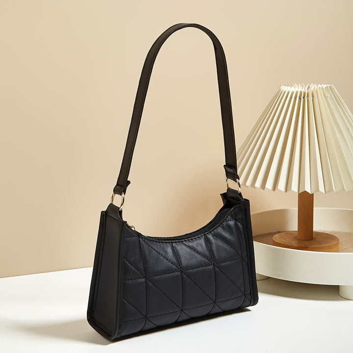 Embroidered Crescent Bag — Artisan Detail Shoulder Bag