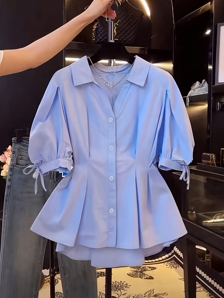The Casual V-Neck Button Set