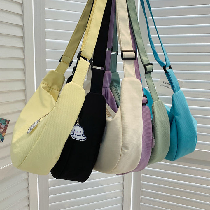 Kawaii Crescent Crossbody Bag