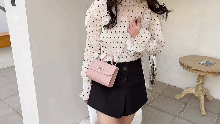 Twist Lock Crossbody Bag
