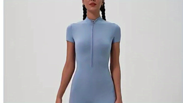 The Zip-Up Yoga Bodysuit