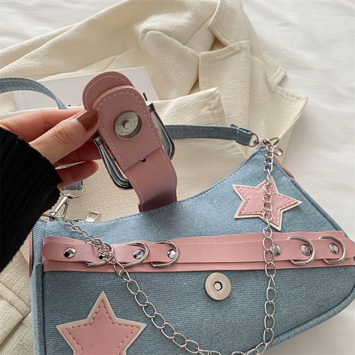 Stella Star Nylon Shoulder Bag – Sweet & Versatile