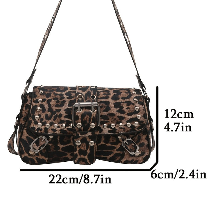 Raven Punk Motorcycle Shoulder Bag – Stylish & Versatile