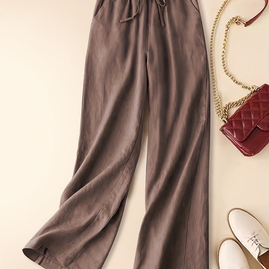 Riviera Wide-Leg Linen Pants — Everyday Capsule