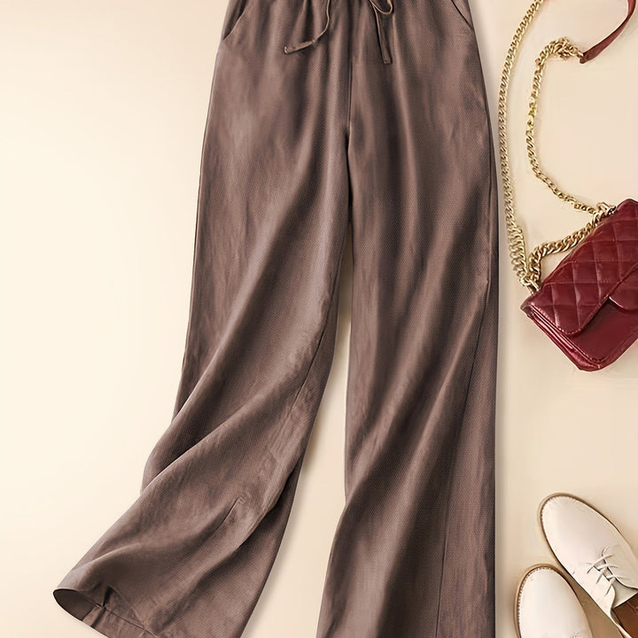 Riviera Wide-Leg Linen Pants — Everyday Capsule