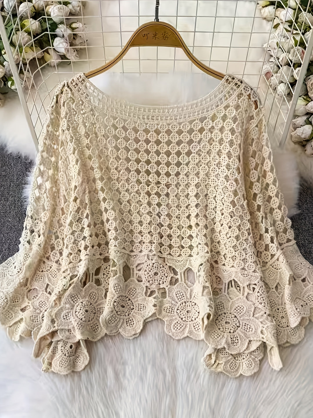 The Floral Patchwork Tie-Front Top