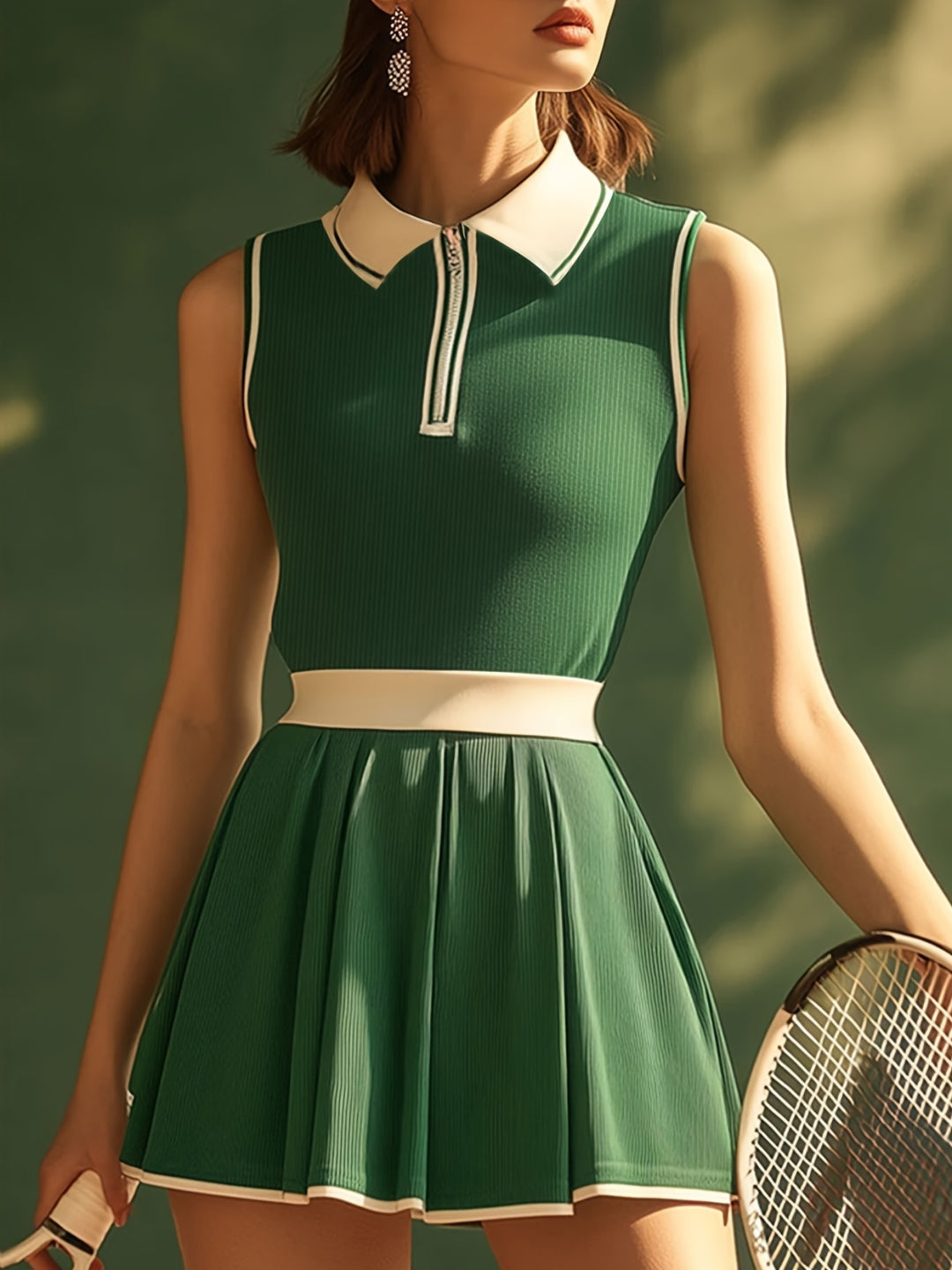 Pleated Mini Dress — Modern Schoolgirl Dress