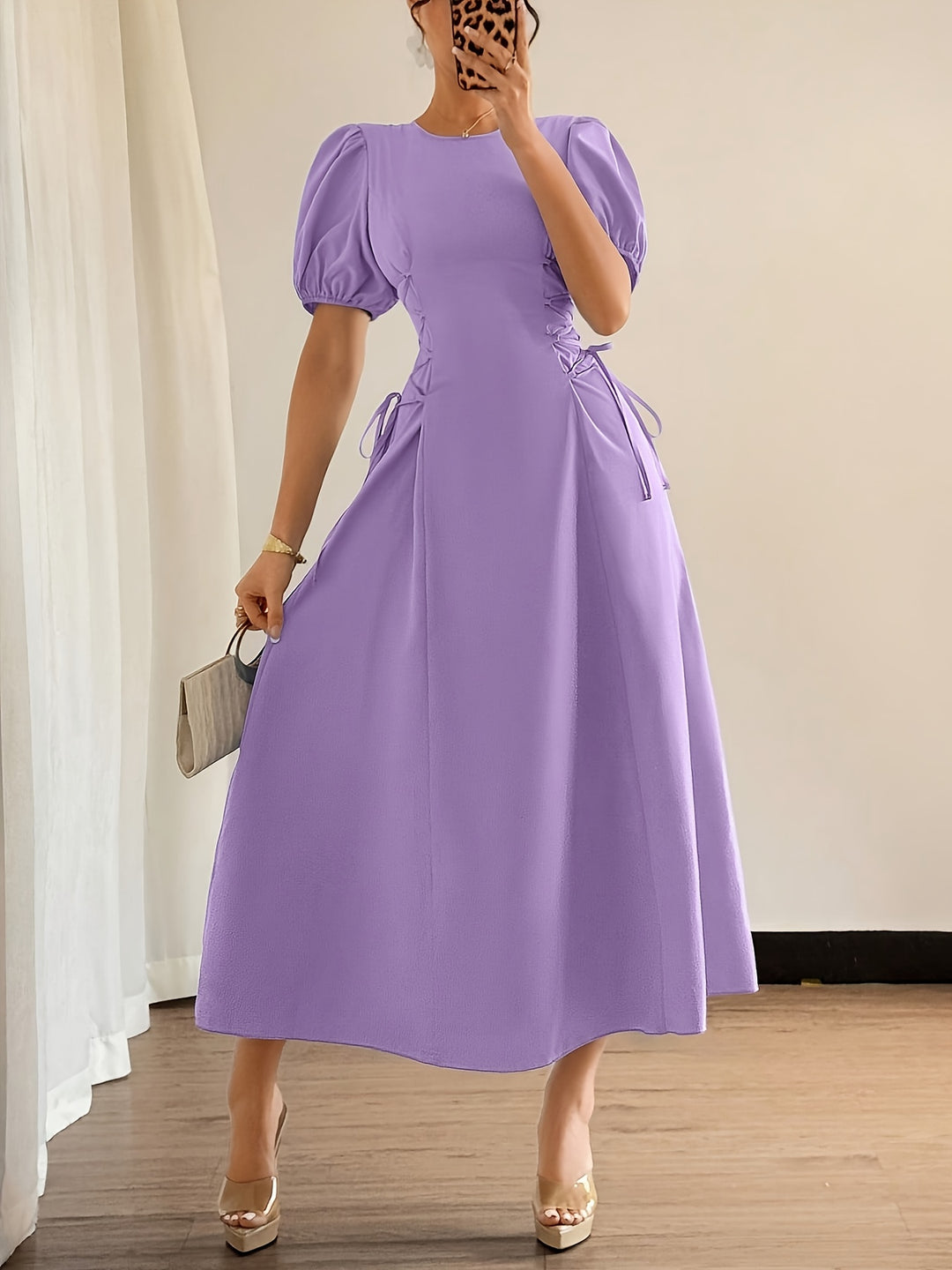 The Solina Drawstring Dress