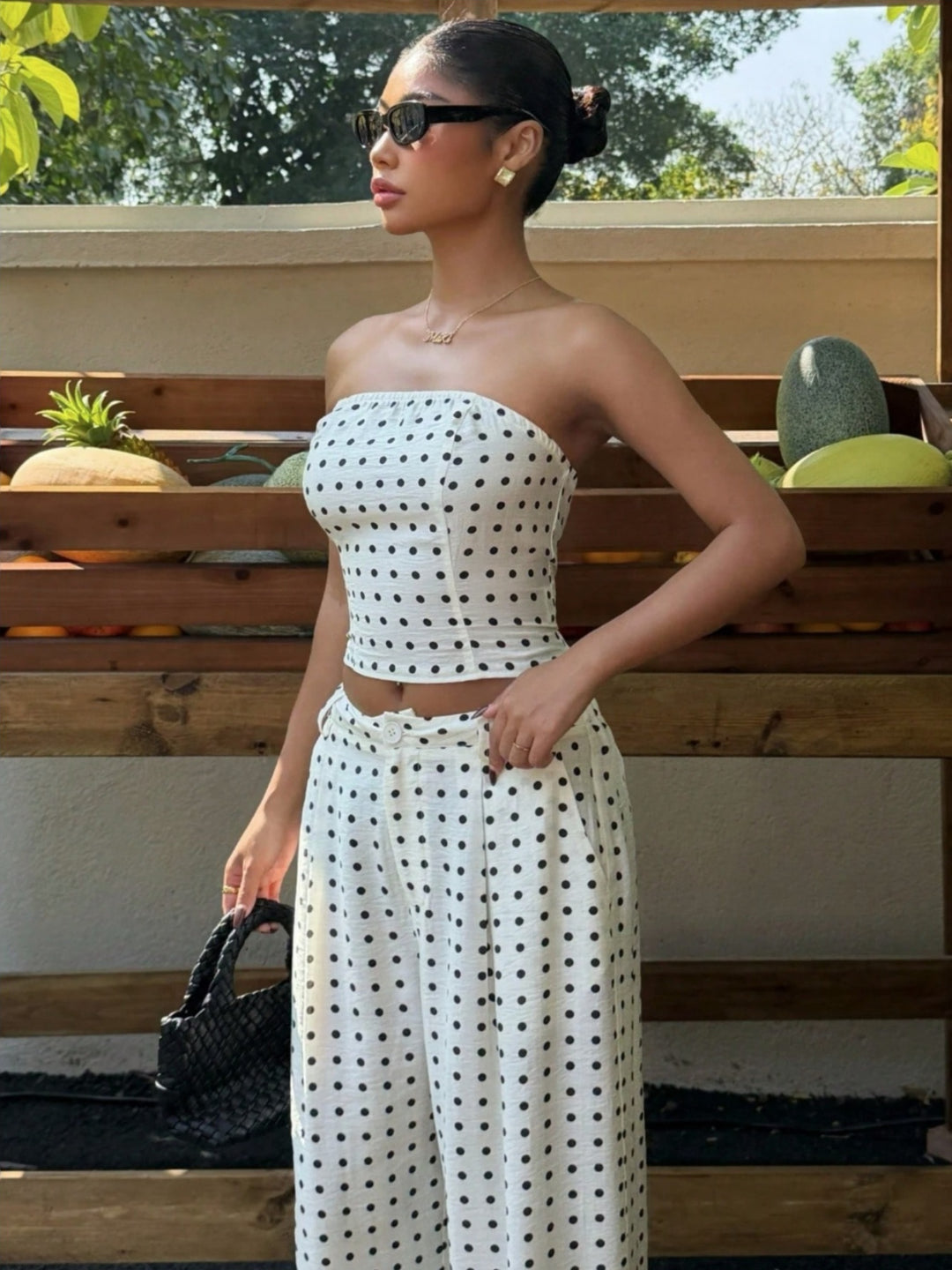 The Polka Dot Tube Top