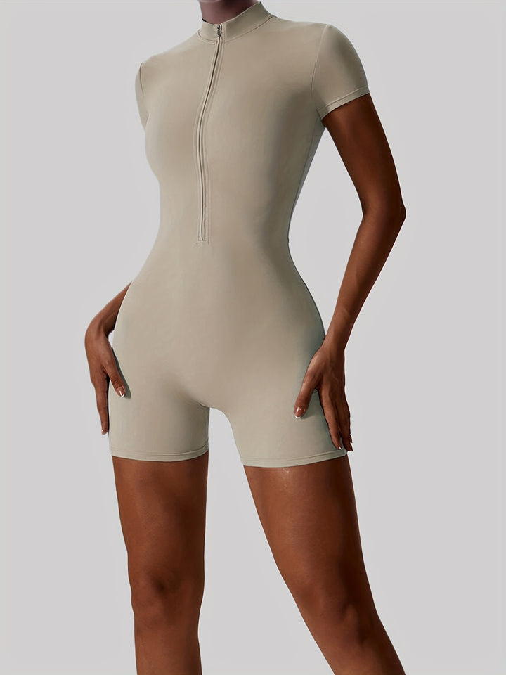 The Zip-Up Yoga Bodysuit
