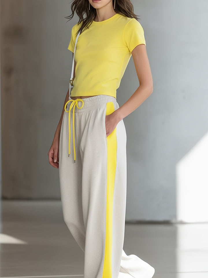The Cropped Two-Piece Set