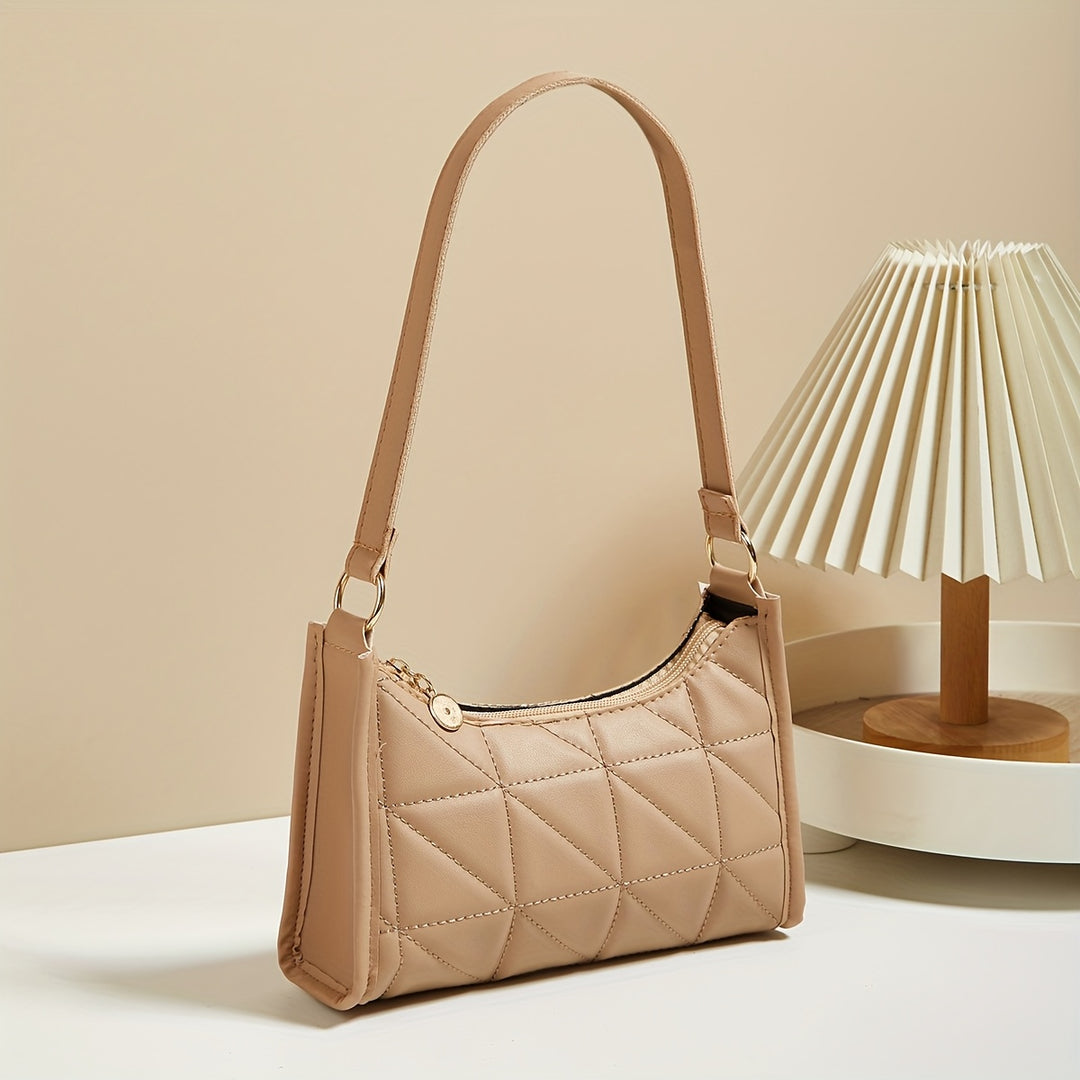 Embroidered Crescent Bag — Artisan Detail Shoulder Bag