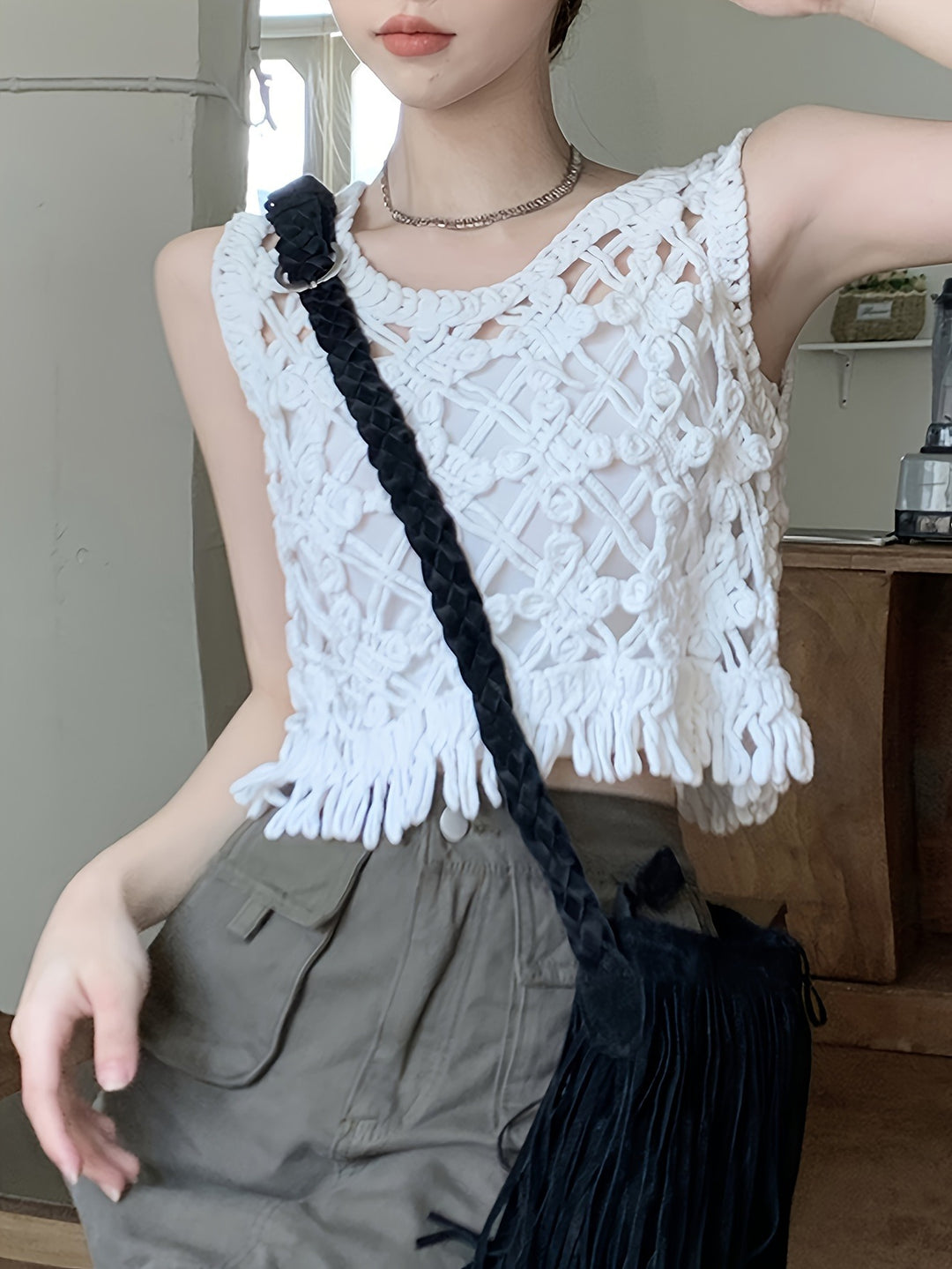 The Lace Cut-Out Tank