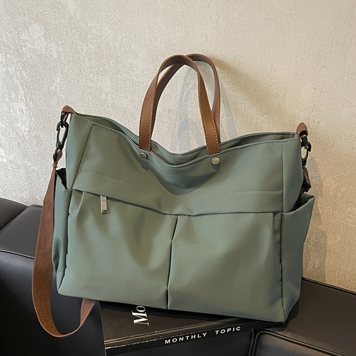 The Vera Tote — Casual Everyday Bag with Pouch
