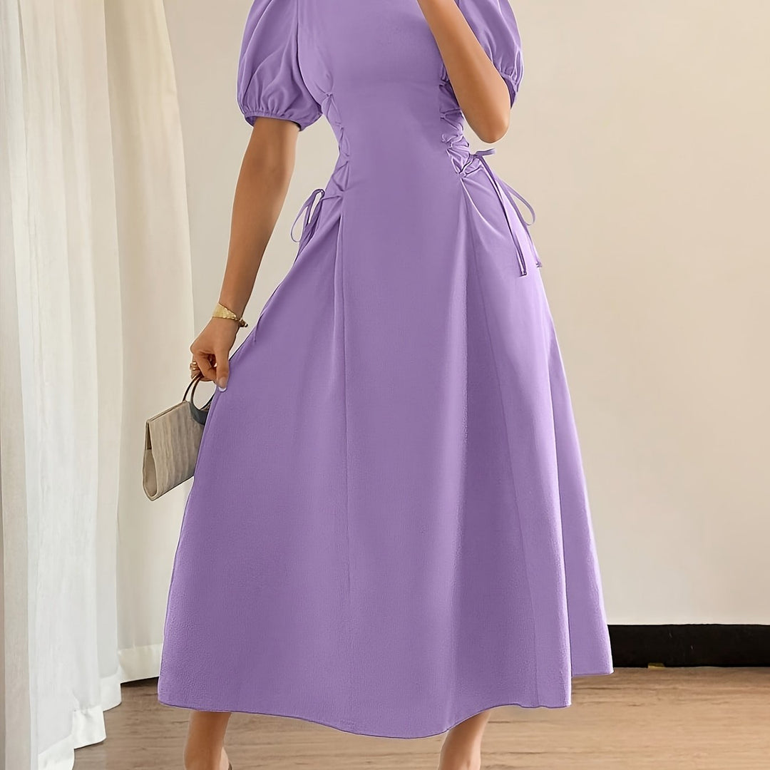 The Solina Drawstring Dress