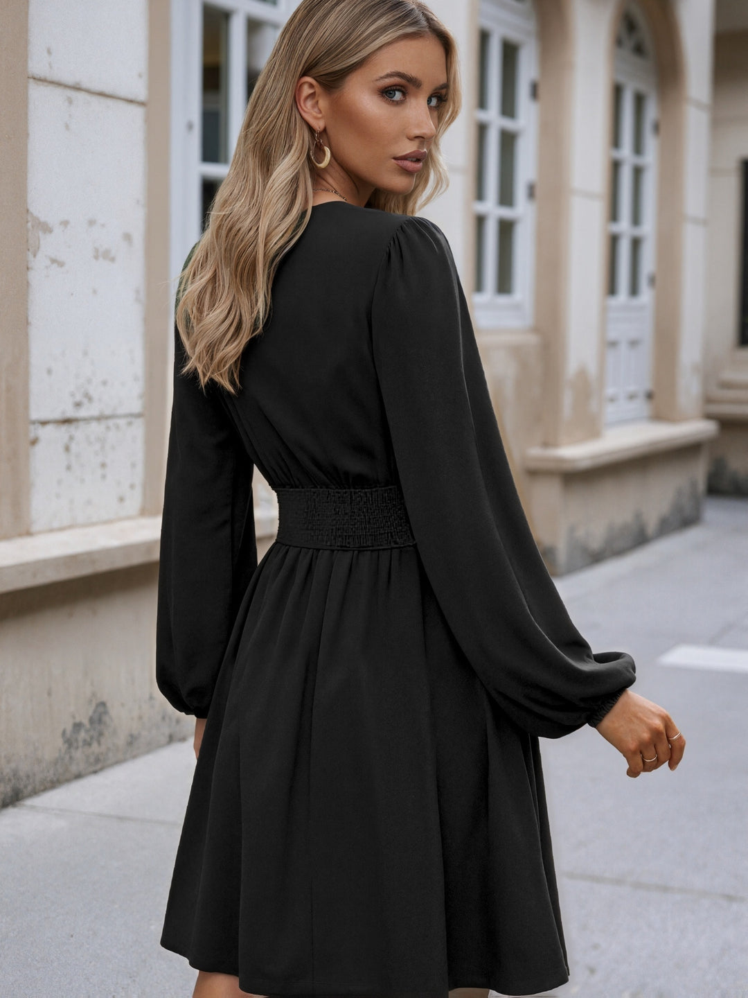 The Smocked Lantern Dress
