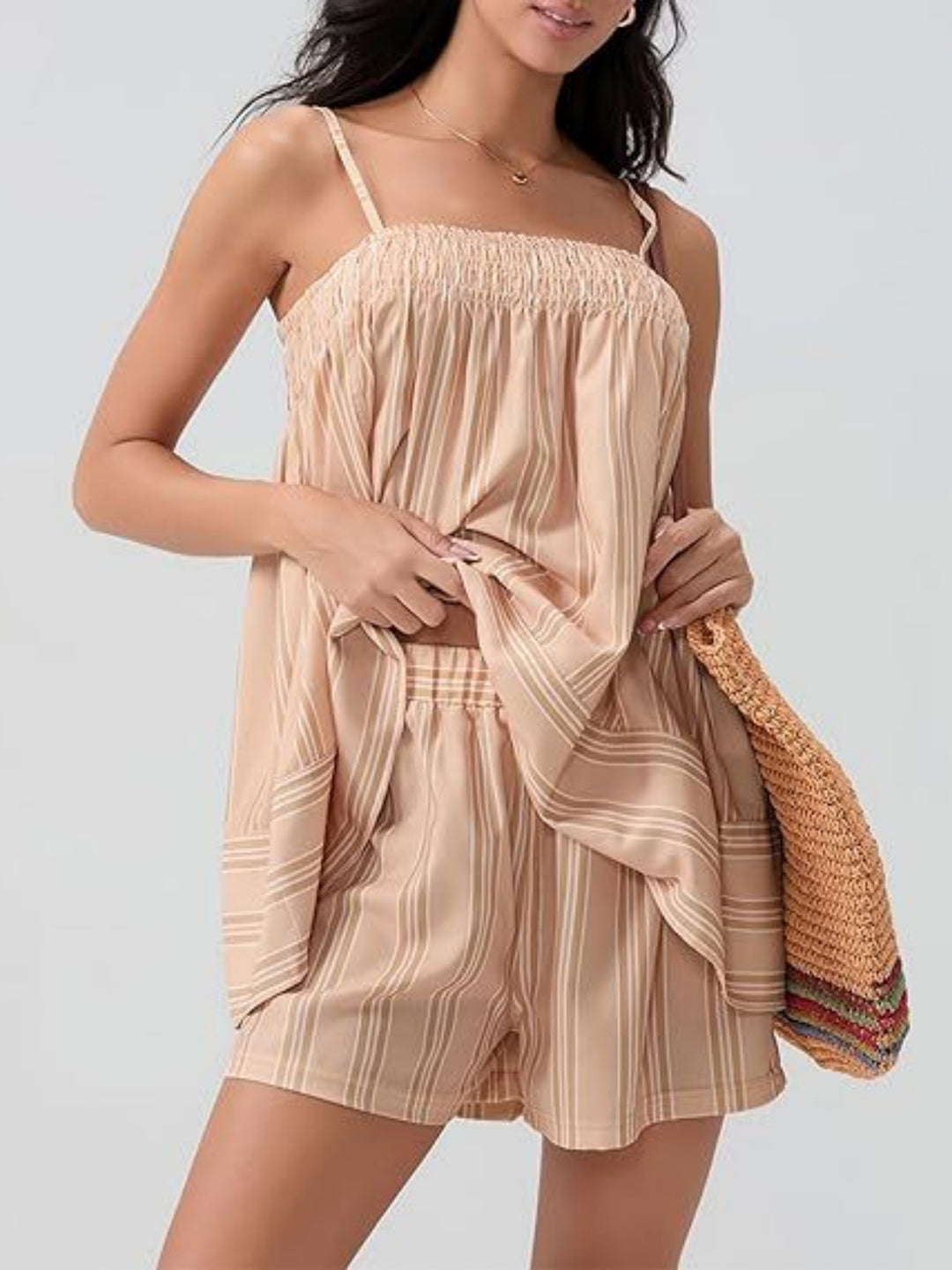The Striped Sleeveless Summer Set
