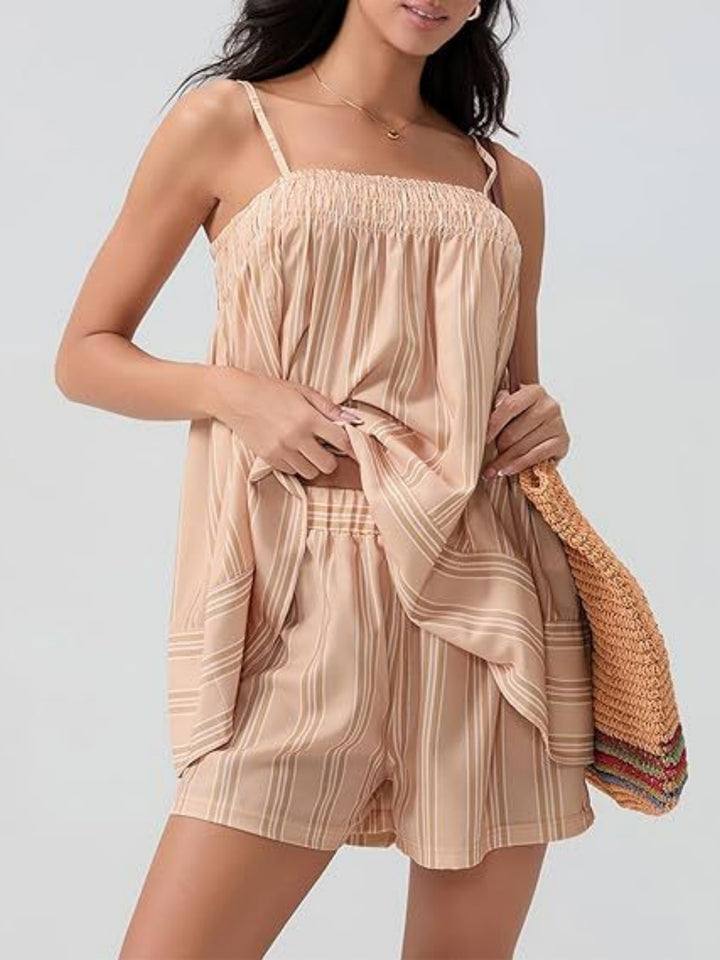 The Striped Sleeveless Summer Set