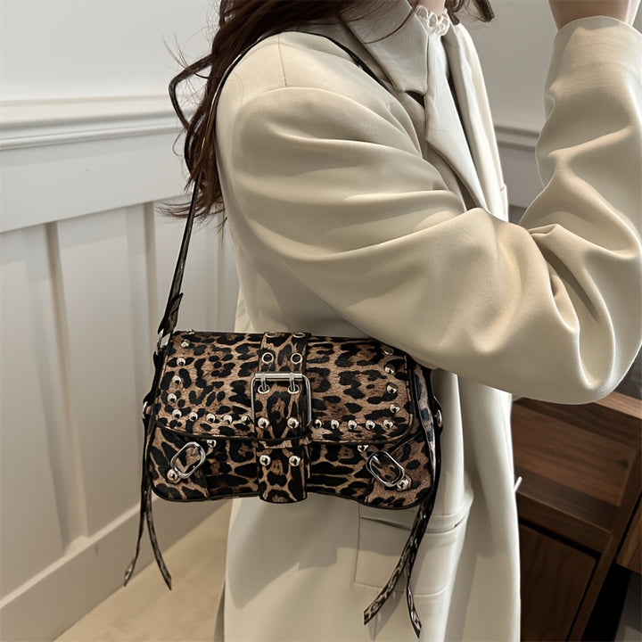 Raven Punk Motorcycle Shoulder Bag – Stylish & Versatile