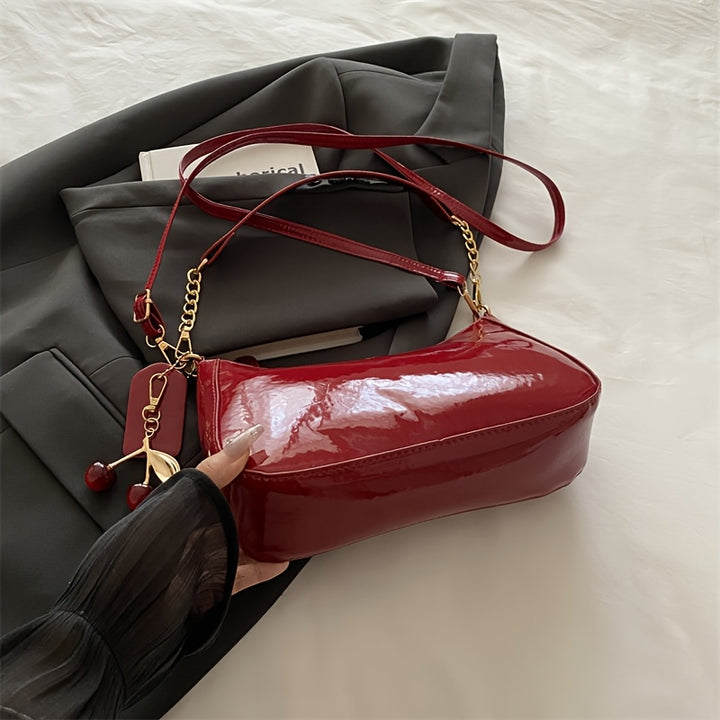 Textured Underarm Handbag