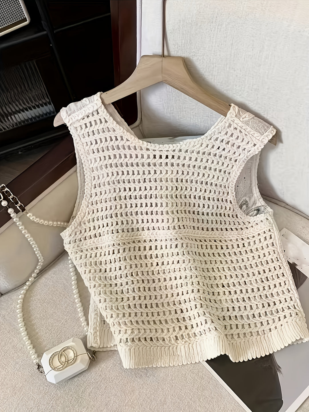 The Embroidered Crochet Cardigan