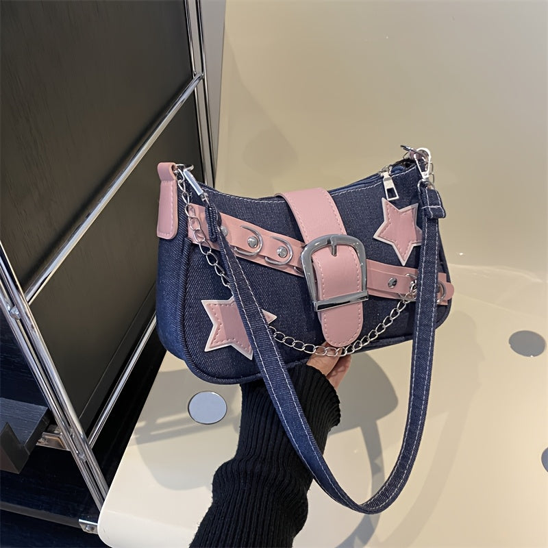Stella Star Nylon Shoulder Bag – Sweet & Versatile