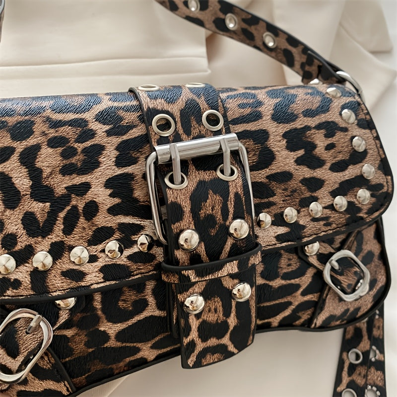 Raven Punk Motorcycle Shoulder Bag – Stylish & Versatile