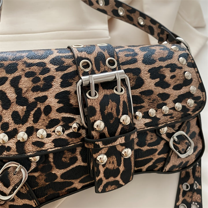 Raven Punk Motorcycle Shoulder Bag – Stylish & Versatile