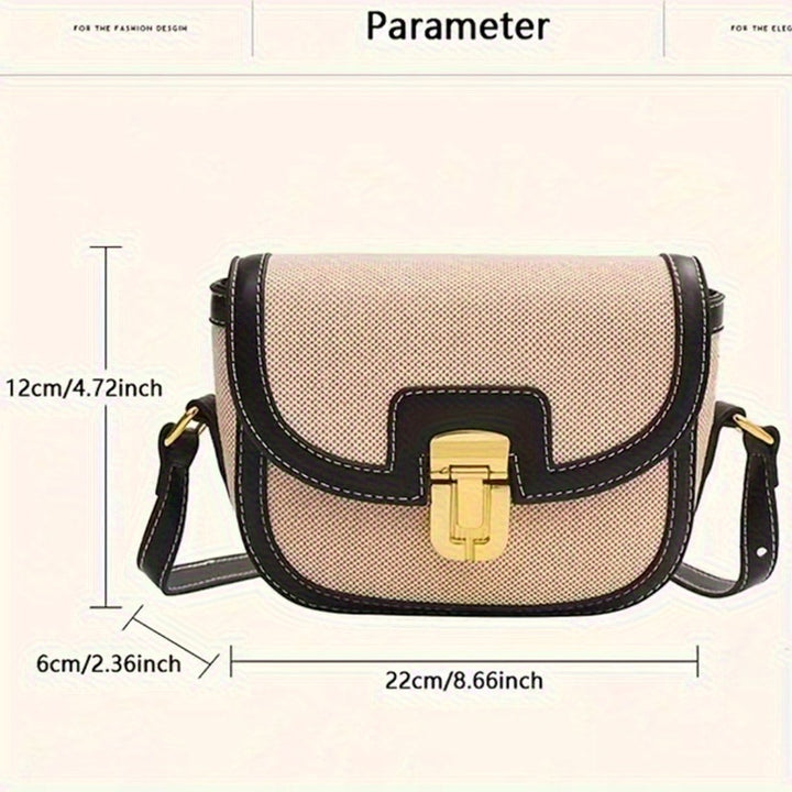Vintage Faux Leather Crossbody — Everyday Shoulder Bag