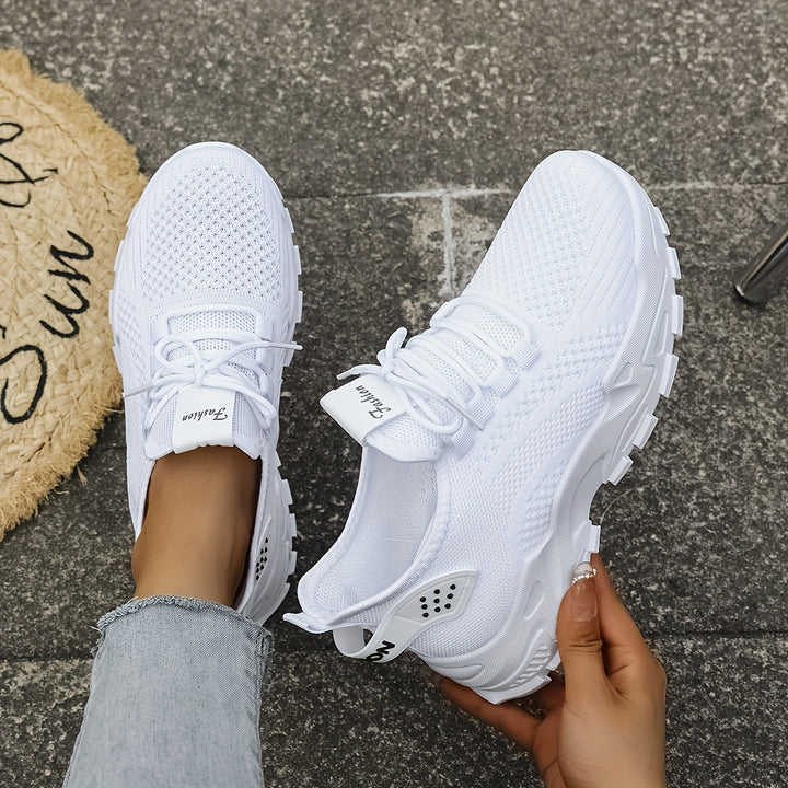 The Everyday Casual Sneaker by Mila and June — lightweight slip-on with breathable woven upper