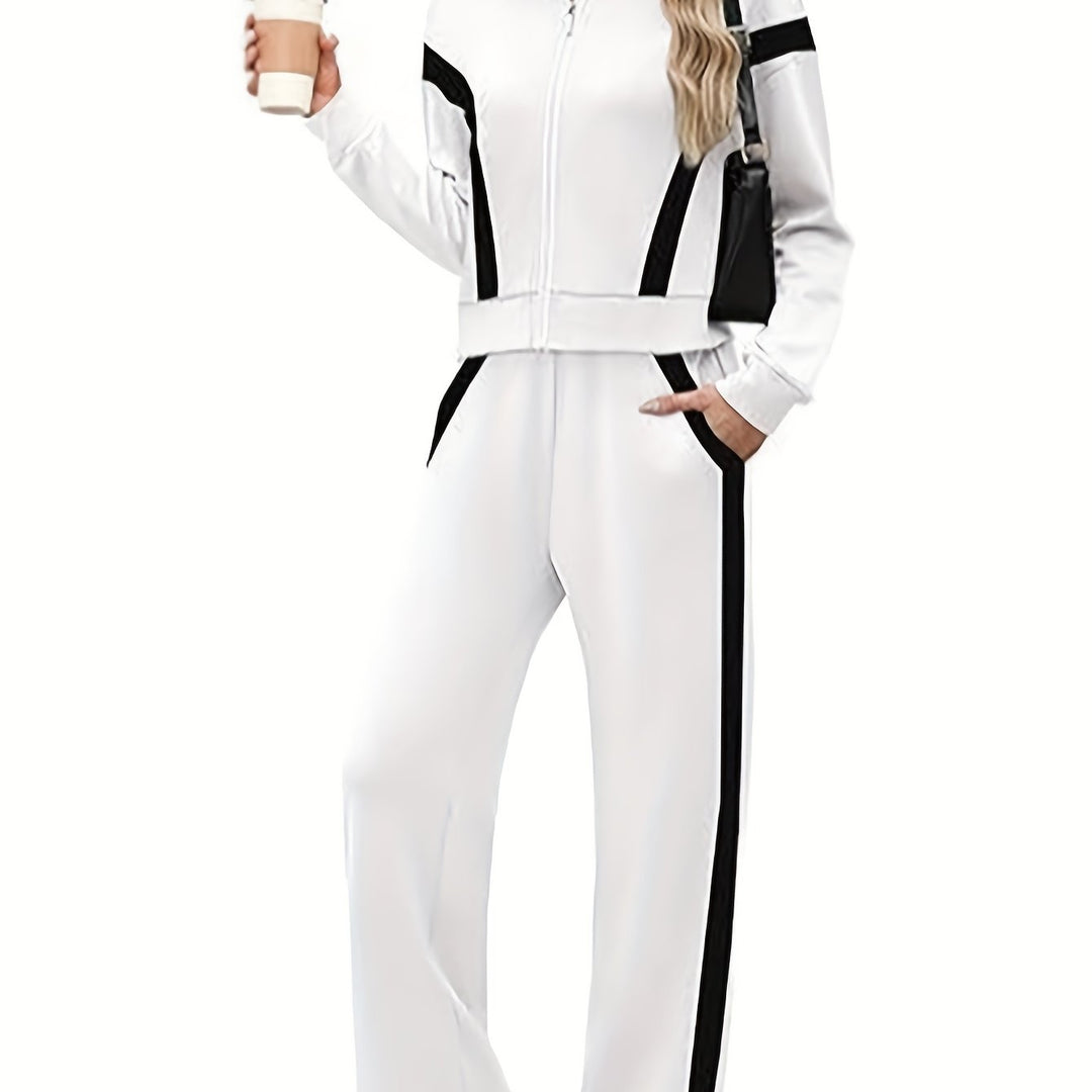 The Mara Stripe Lounge Set