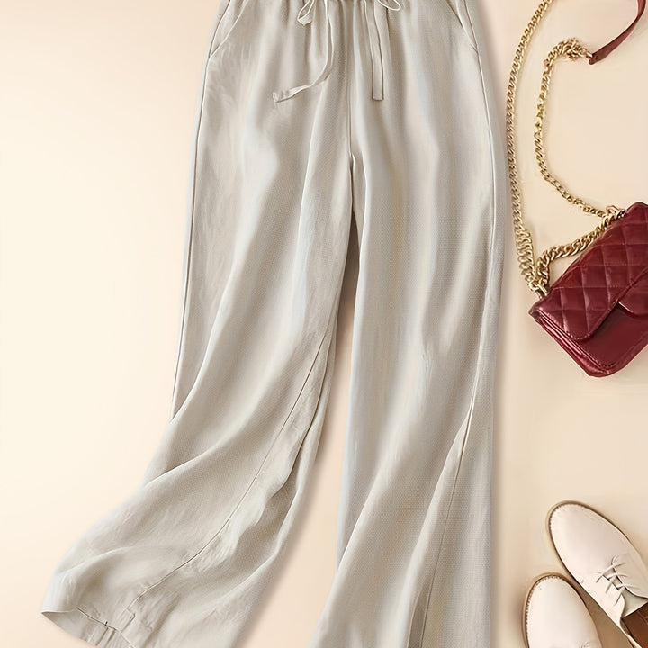 Riviera Wide-Leg Linen Pants — Everyday Capsule