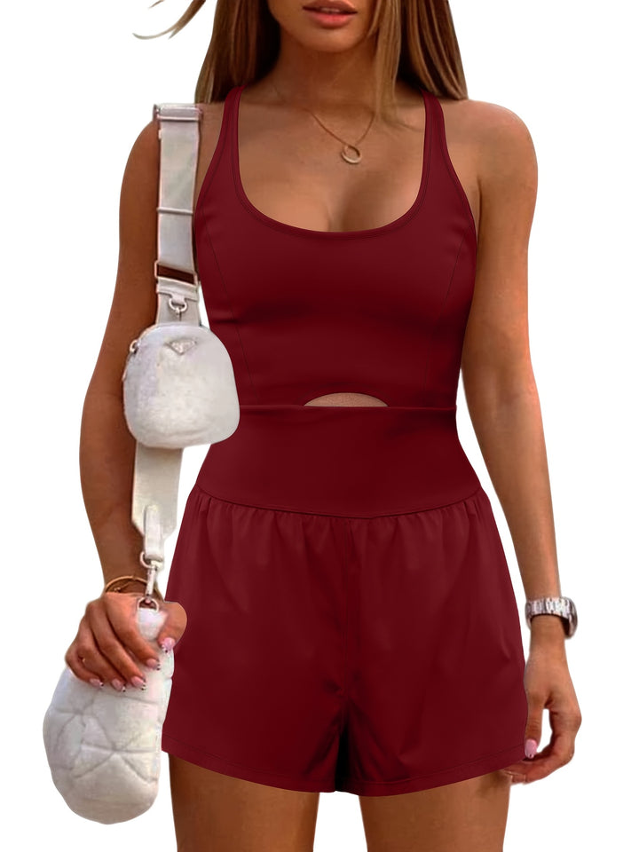 The Cross-Back Cutout Jumpsuit