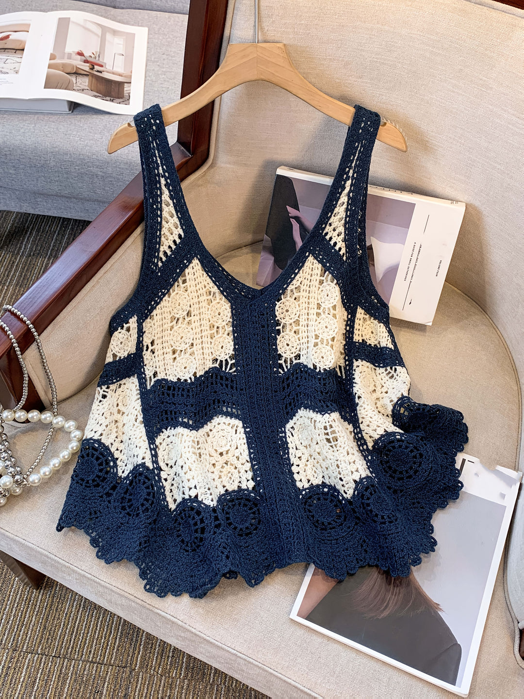 The Boho Floral Cut-Out Camisole