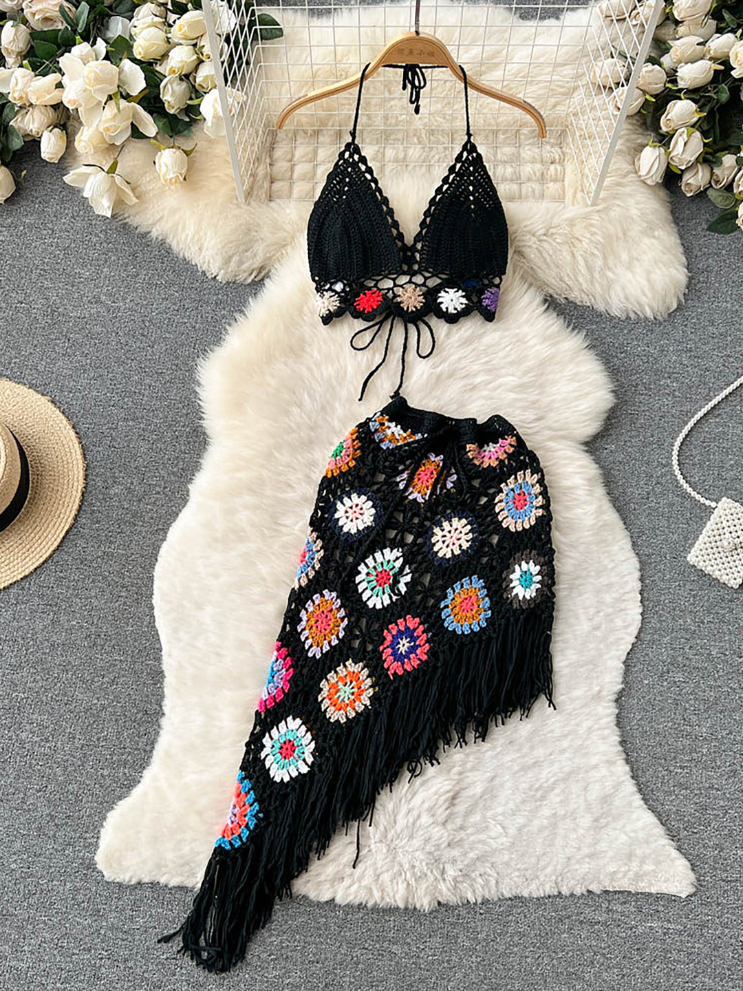 The Halter Bandeau & Skirt Set