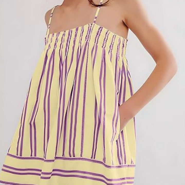 The Striped Sleeveless Summer Set