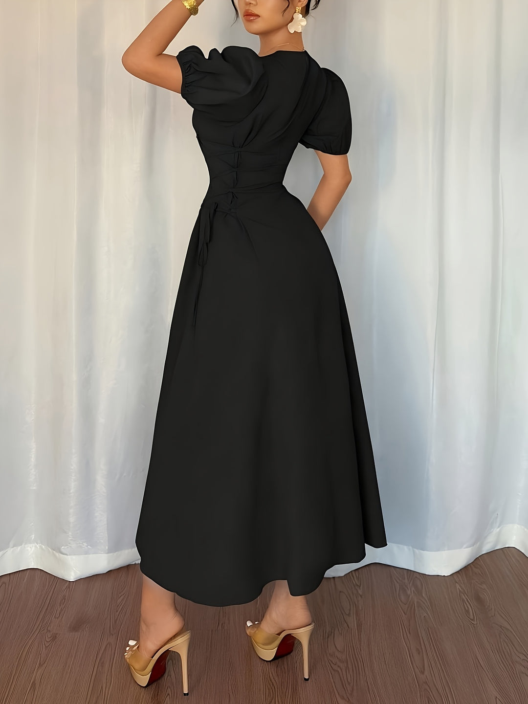 The Solina Drawstring Dress