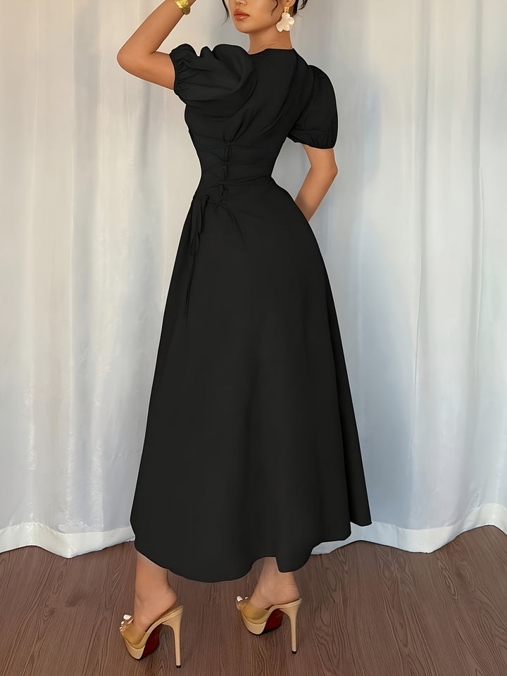 The Solina Drawstring Dress