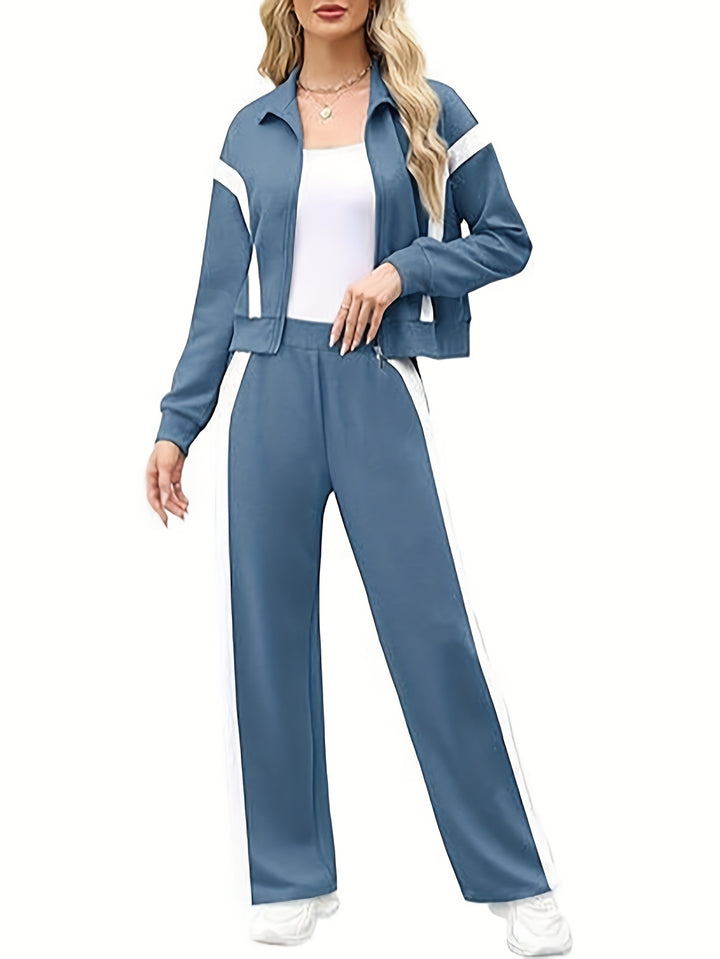 The Mara Stripe Lounge Set
