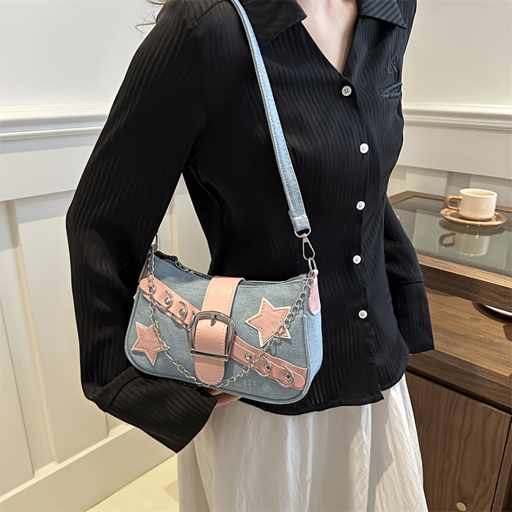 Stella Star Nylon Shoulder Bag – Sweet & Versatile