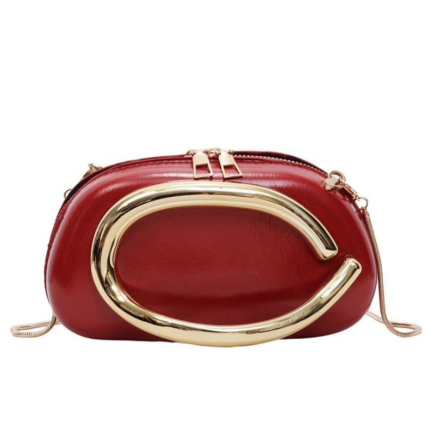Selena Vintage Chain Bag – Elegant & Versatile Shoulder Clutch