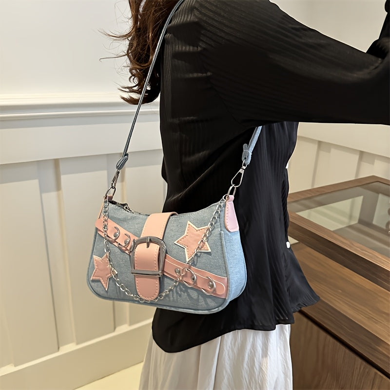 Stella Star Nylon Shoulder Bag – Sweet & Versatile