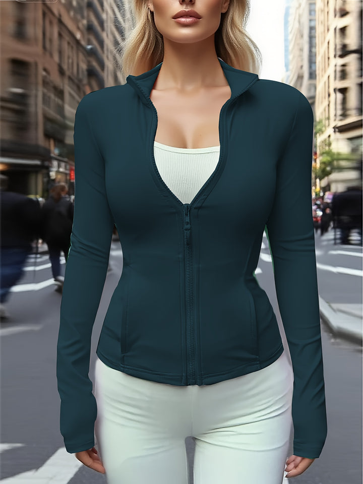 The Zip-Up Cropped Jacket