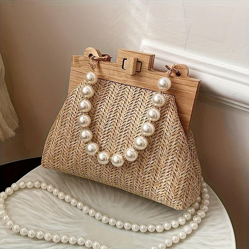Classic Pearl Crossbody Bag