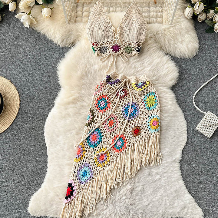 The Halter Bandeau & Skirt Set